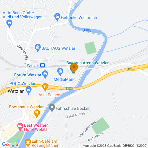 Buderus Arena, Wolfgang-Kühle-Straße 1, 35576 Wetzlar